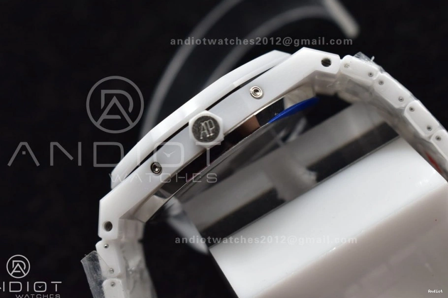 26579cb on Perpetual Ceramic Calendar White Bracelet APSF Best A5134 Ceramic Oak Royal Edition 0514
